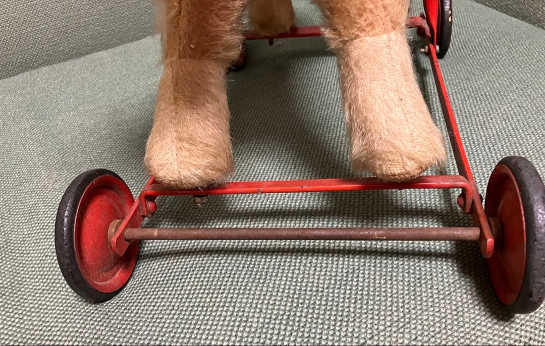 お馬さんのカート★チルターン　ぬいぐるみ馬 車輪付き　テディベア　アンティーク