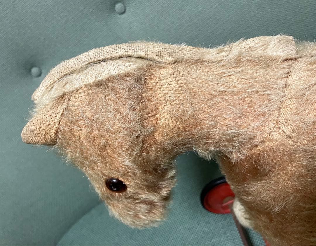 お馬さんのカート★チルターン　ぬいぐるみ馬 車輪付き　テディベア　アンティーク