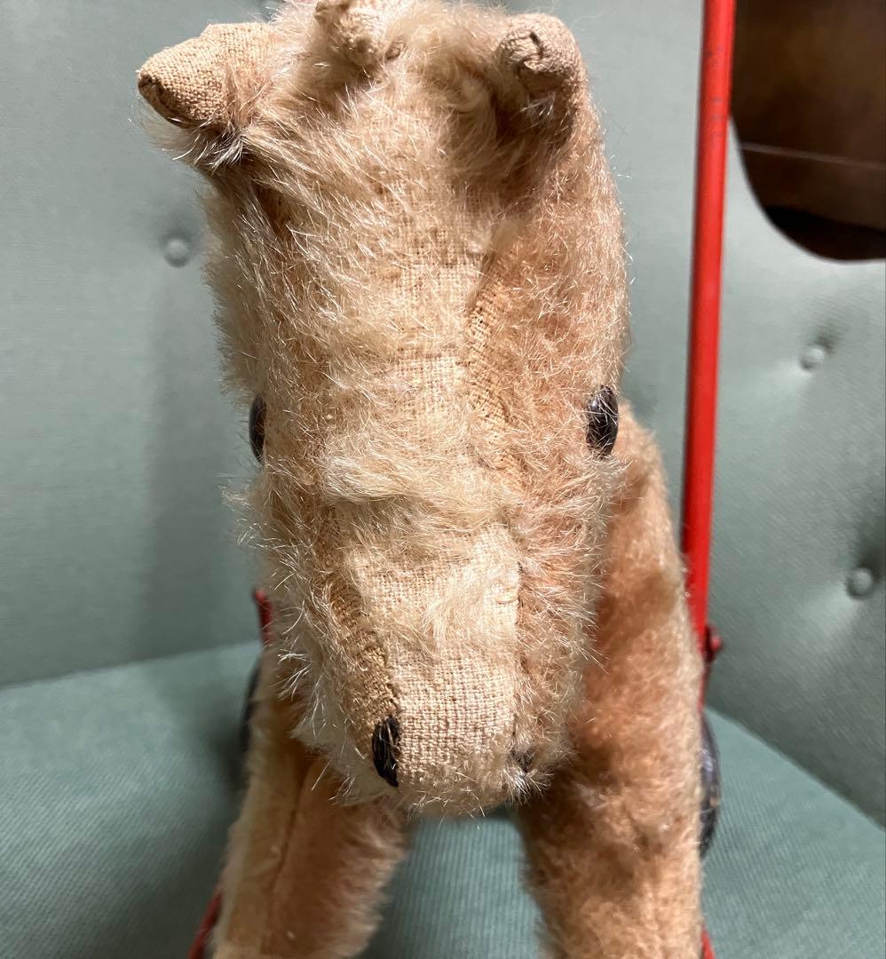 お馬さんのカート★チルターン　ぬいぐるみ馬 車輪付き　テディベア　アンティーク