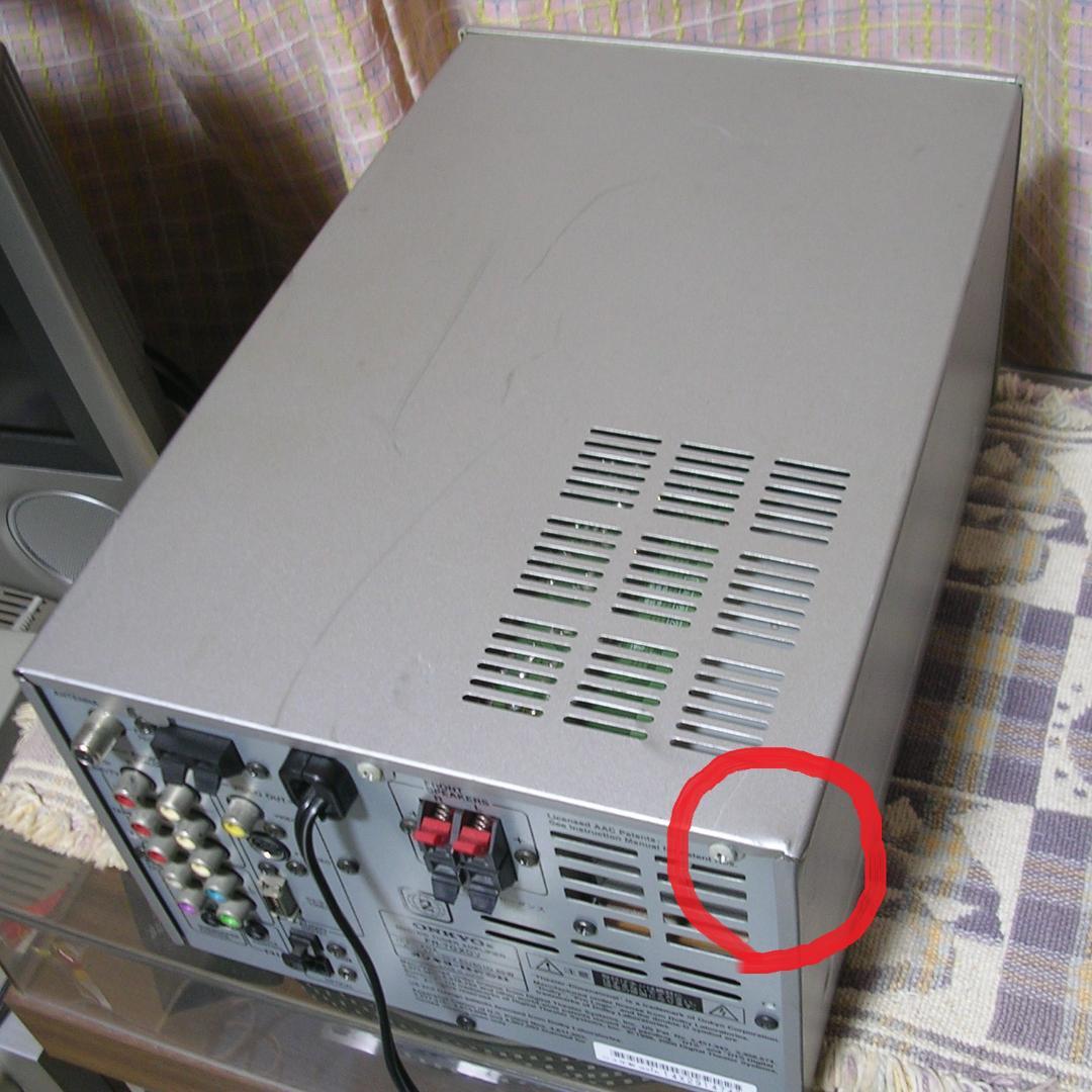 ＜訳あり整備品＞ONKYO FR-7GXDV 本体のみ+簡易リモコン付属