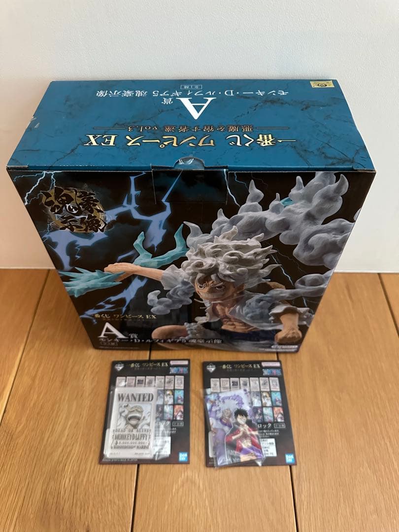 【オマケ付き】一番くじ　ワンピース　A賞　モンキー・D・ルフィ　ギア5 魂豪示像