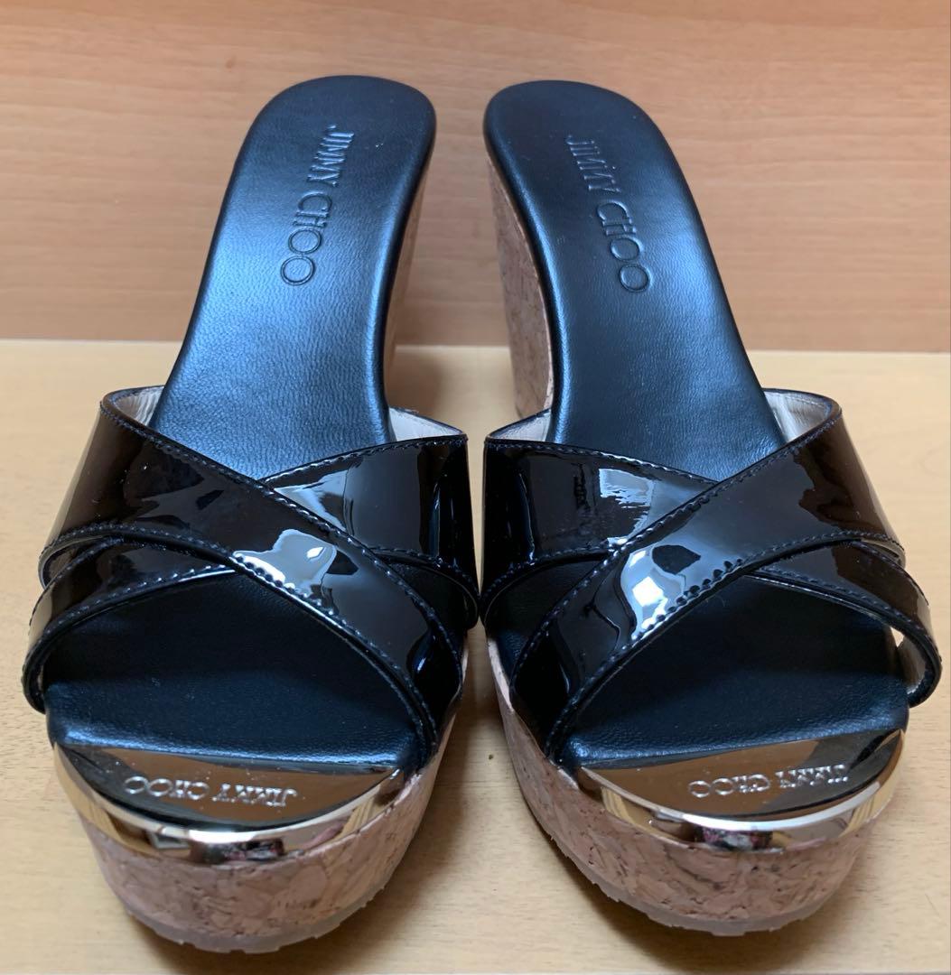 美品Jimmy Chooジミーチュウ　サンダルブラック　35