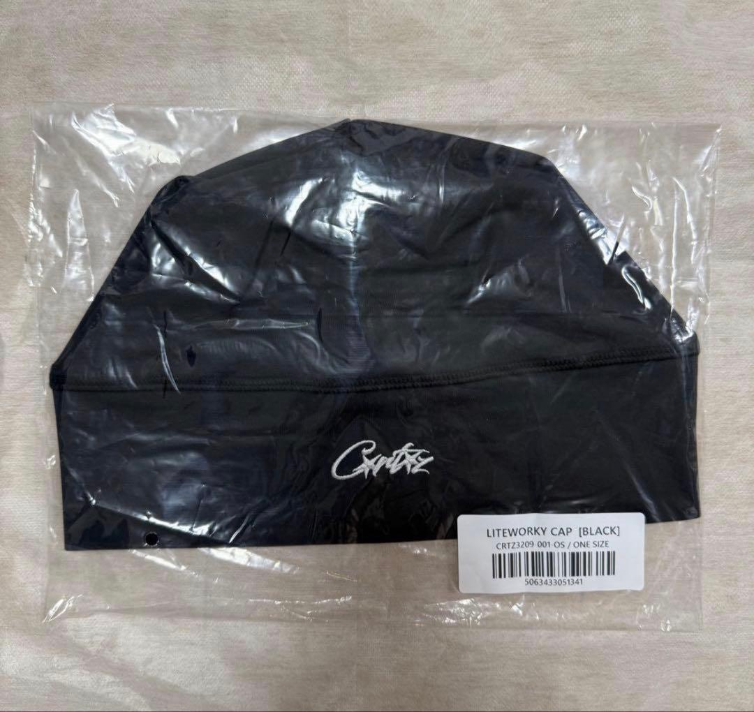 帽子 Corteiz Liteworky Skull Cap Black