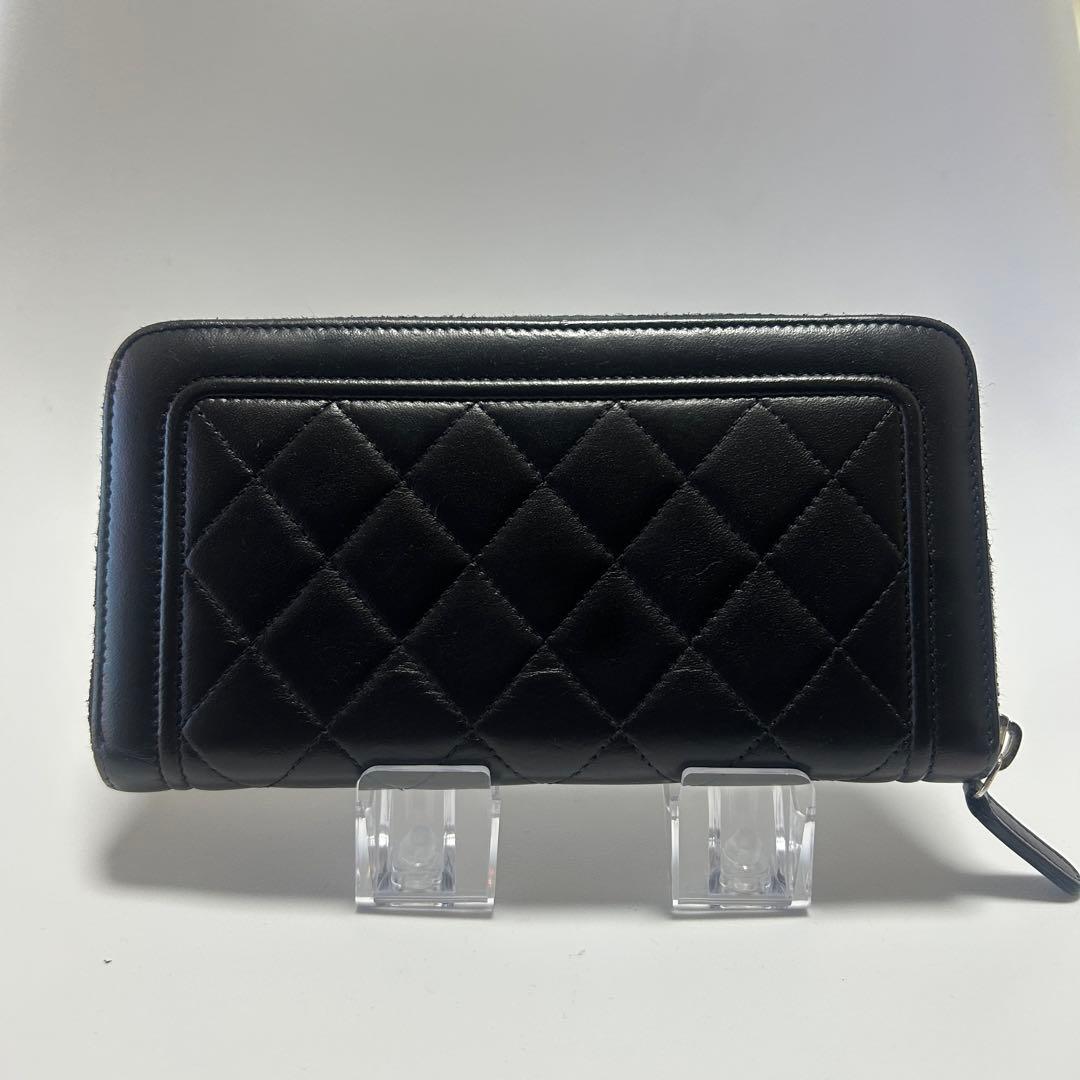 CHANEL シャネル 長財布 マトラッセ ターンロック ラウンドファスナー