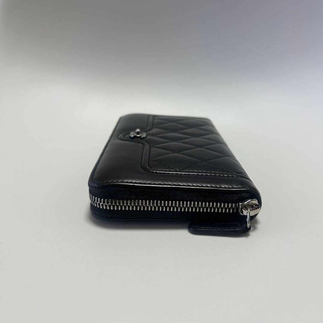 CHANEL シャネル 長財布 マトラッセ ターンロック ラウンドファスナー