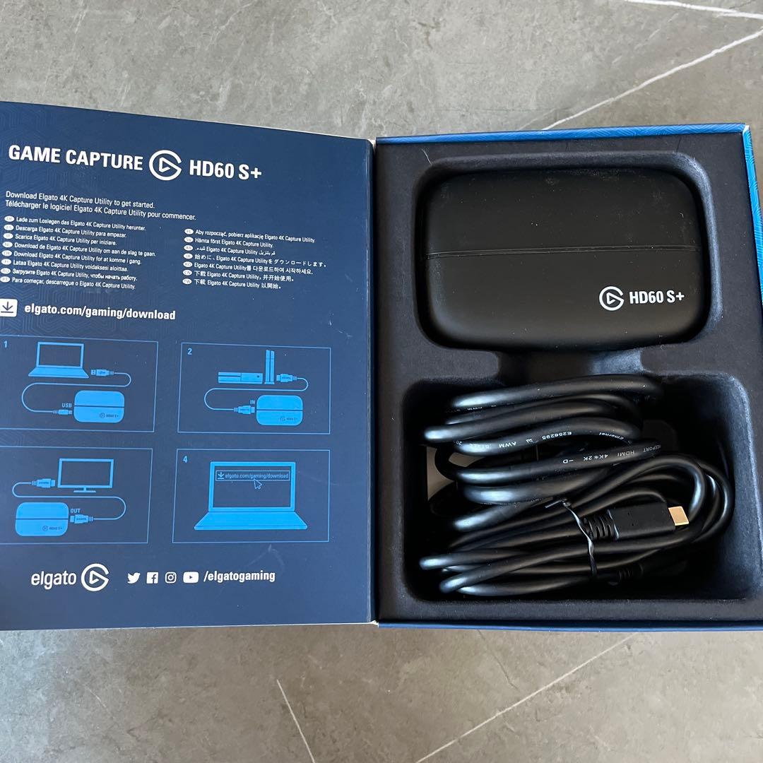 elgato HD60 S+ ゲームキャプチャ キャプチャーボード