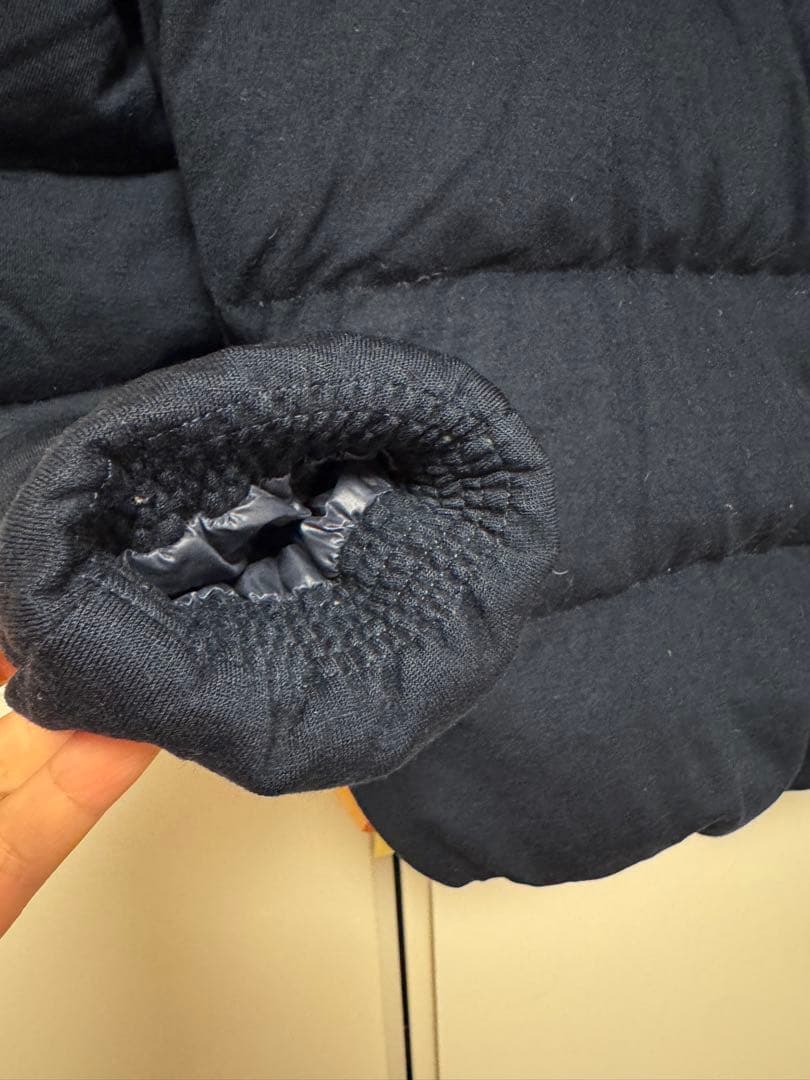 【極美品】ナノユニバース 西川コラボ　ダウンジャケット　ネイビー