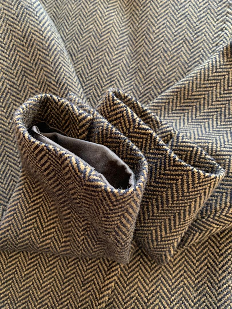 マックスマーラMAXMARAツイード ショートコートジャケット白タグ40カシミヤ