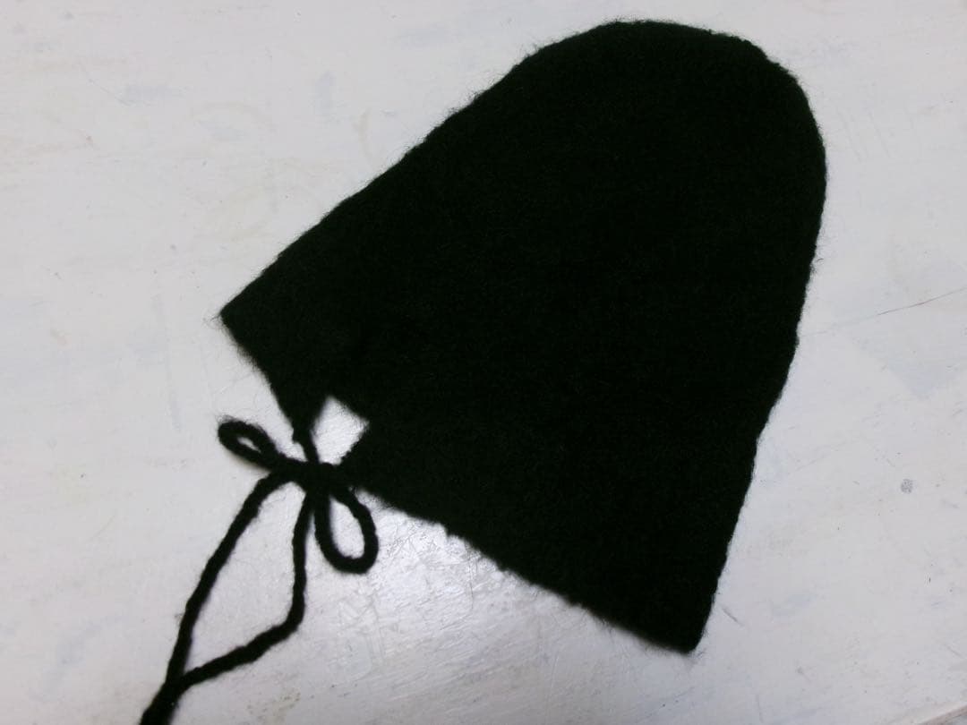 EDIT. FOR LULU モヘア混 ニットキャップ ビーニー ブラック