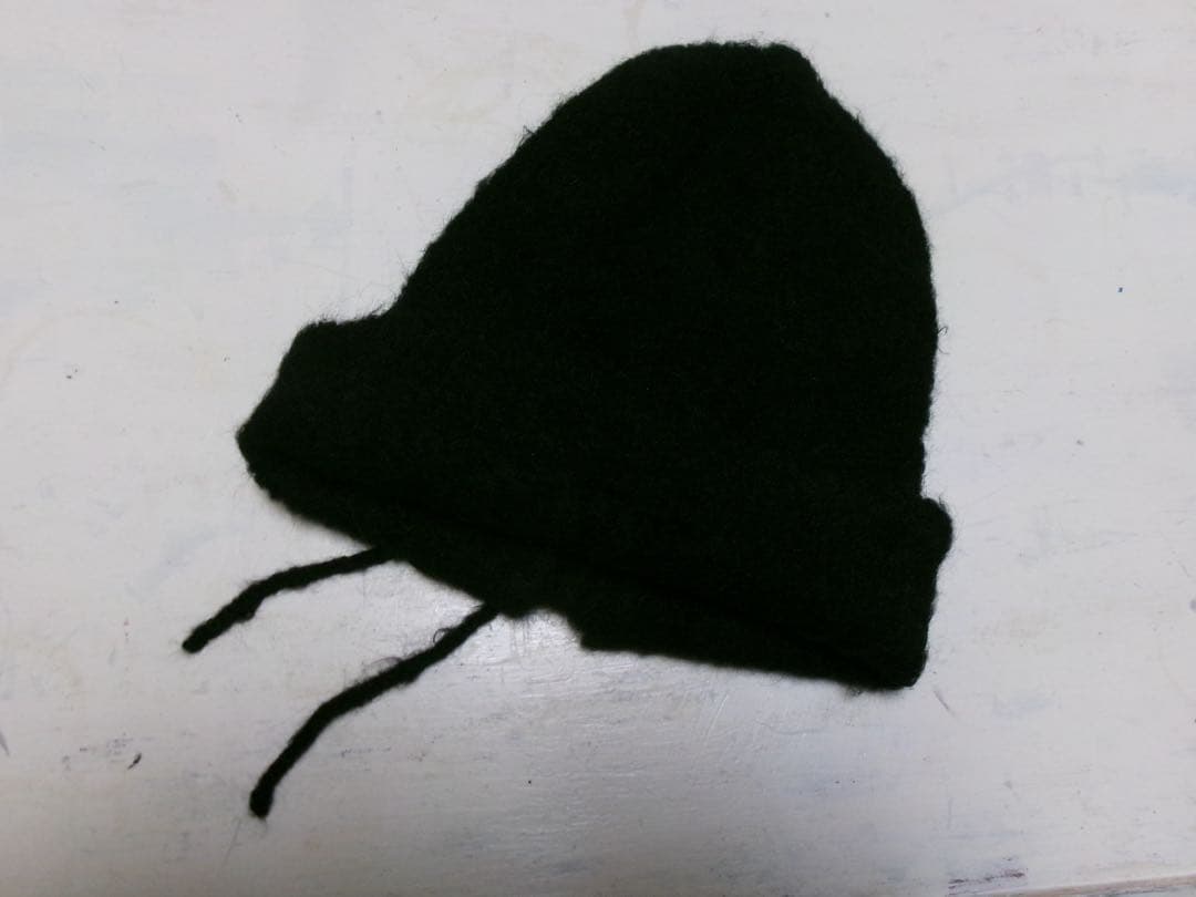 EDIT. FOR LULU モヘア混 ニットキャップ ビーニー ブラック