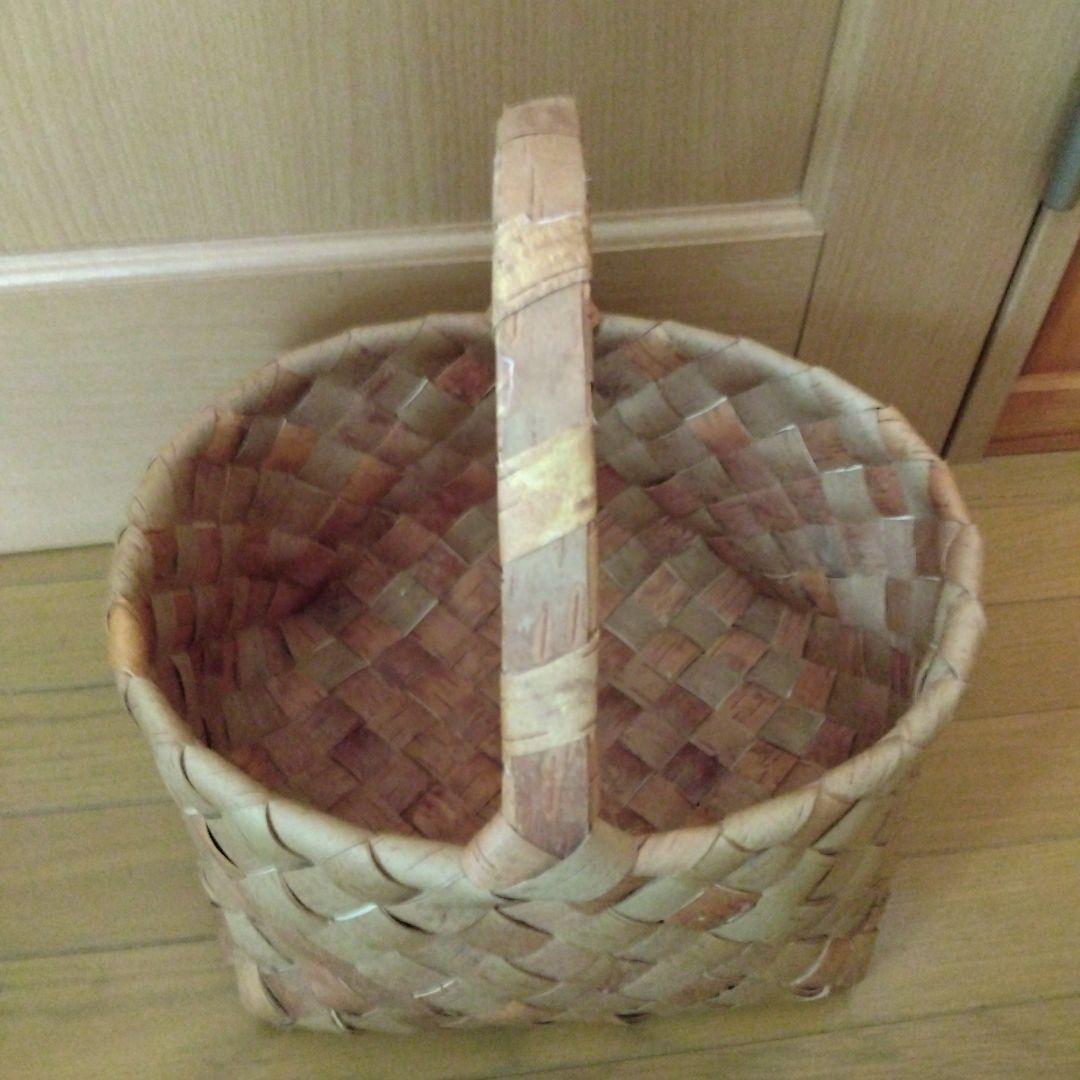 白樺のかご　中型