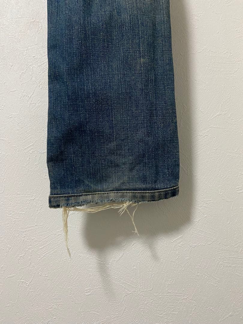 ディオールオム　赤錆　加工デニム　グラム　エディスリマン