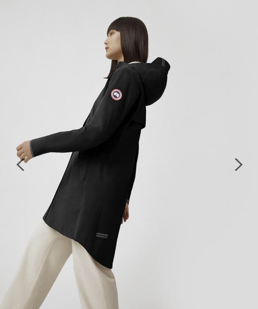 カナダグース SALIDA ナイロンジャケット M ブラック レインコート