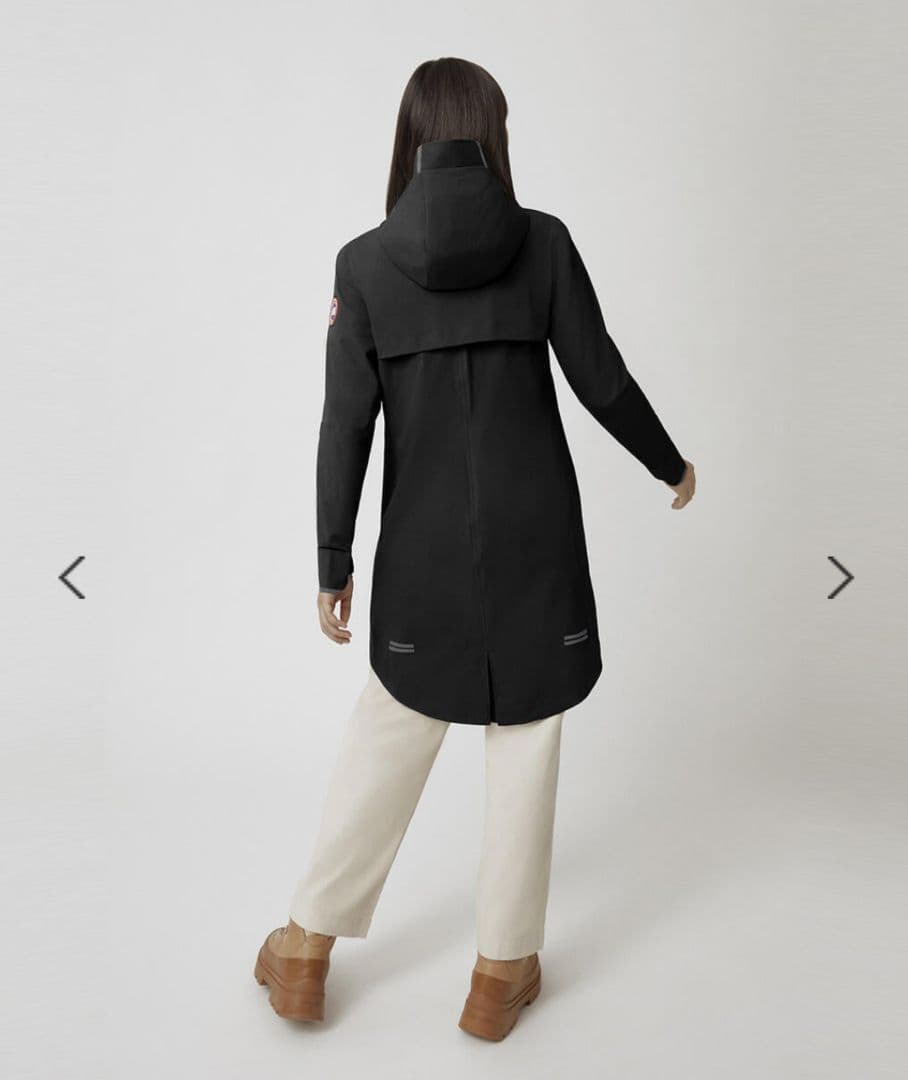 カナダグース SALIDA ナイロンジャケット M ブラック レインコート