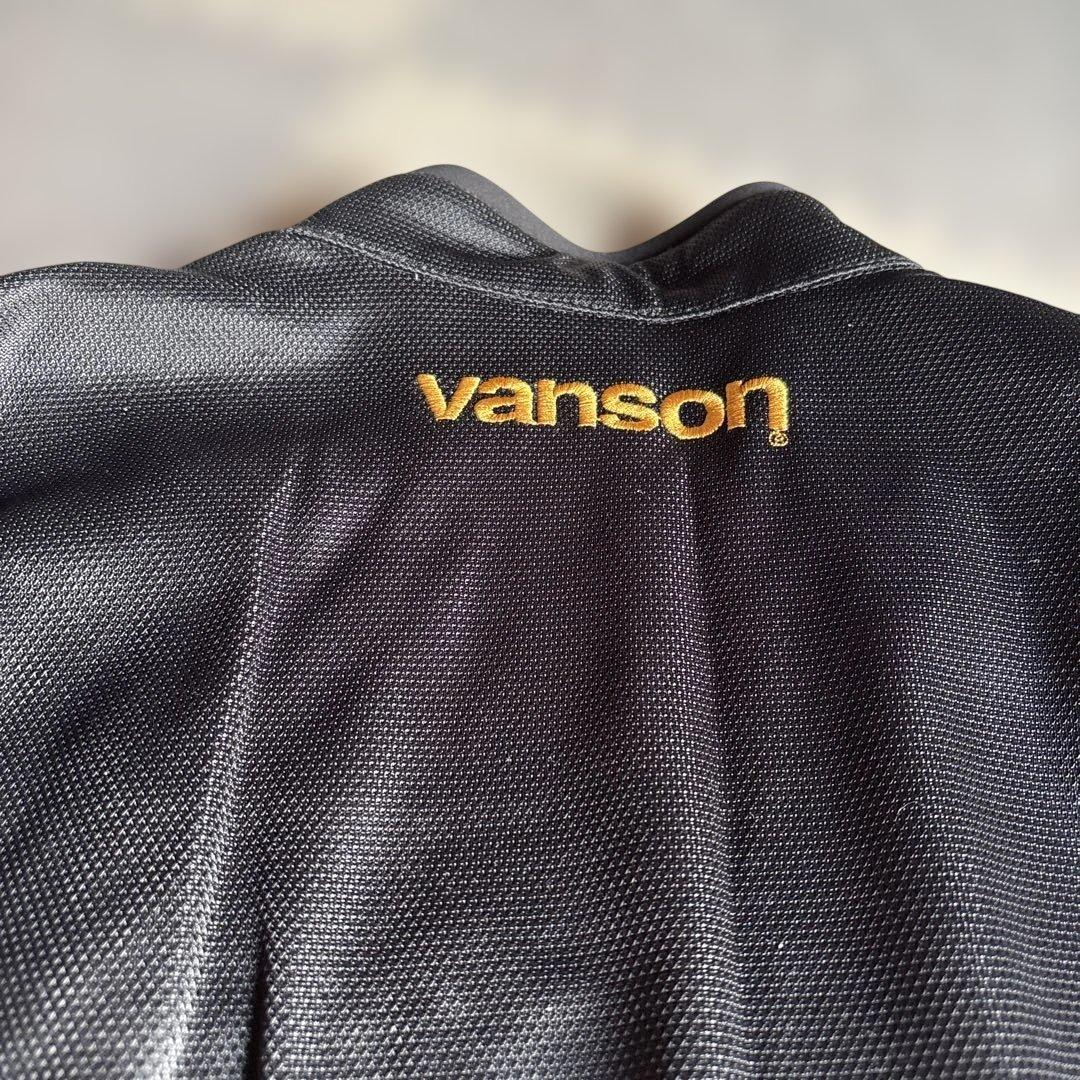 vanson メッシュバイクジャケット Mサイズ 黒/黄色