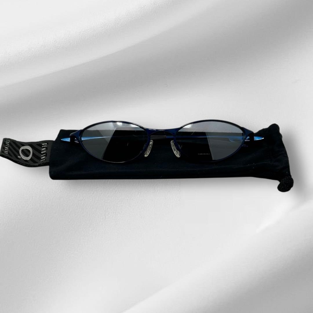 【美品】 OAKLEY teaspoon サングラス ブルー 希少品 e2