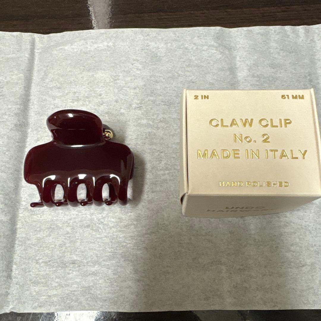 【Undo Hairware】No. 2 Claw クリップ ボルドー