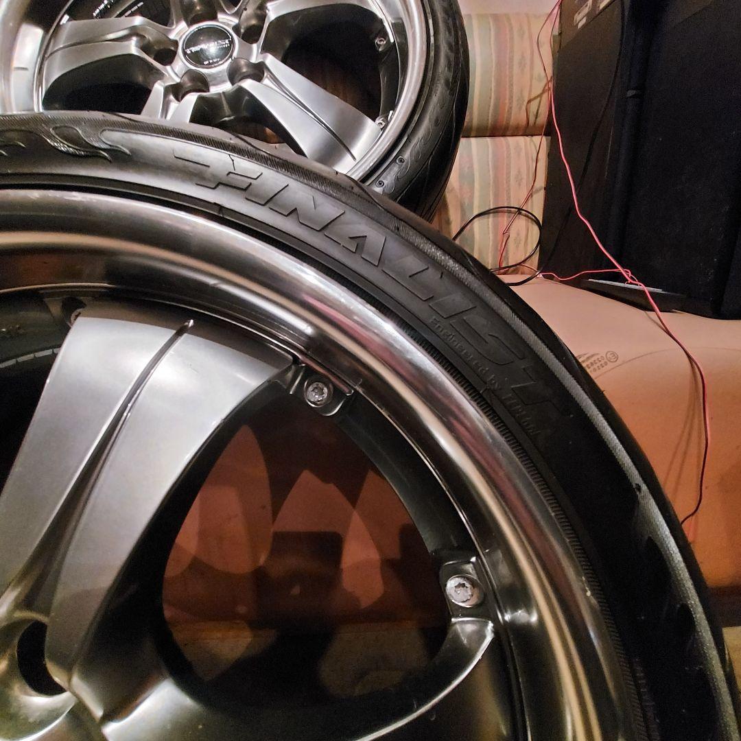 work 深リム18インチホイール+グリップタイヤ！　クラウン　アメ車　シルビア