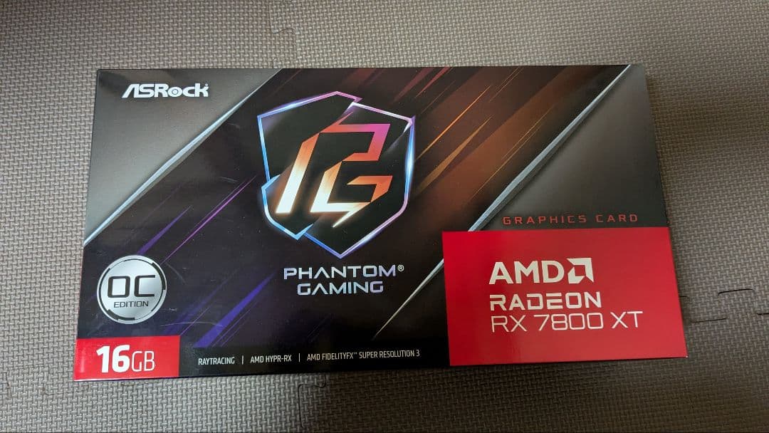 グラフィックボード・グラボ・ビデオカード Radeon RX 7800 XT Phantom Gaming 16GB OC