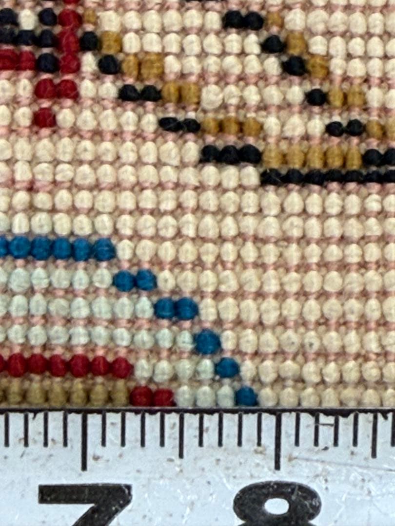 専用　マラゲ産　シルク　ペルシャ絨毯　122✖️79cm け東7-1217