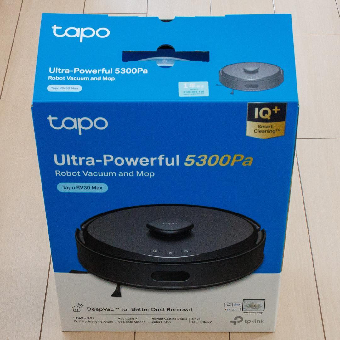 美品 強力吸引・水拭きロボット掃除機 TP-Link Tapo RV30 Max