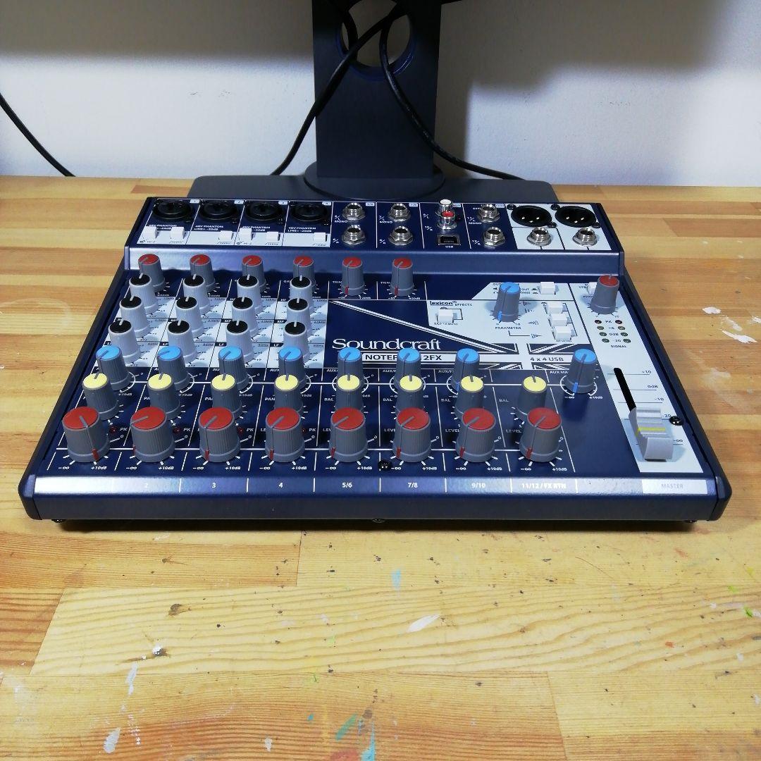 動作確認済 Soundcraft Notepad-12FX アナログミキサー