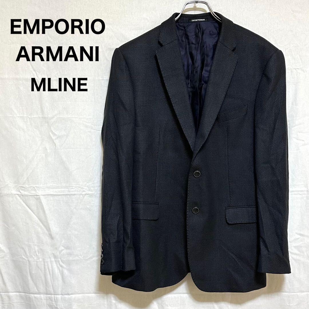 エンポリオアルマーニ MLINE テーラードジャケット メンズ ネイビー 紺色