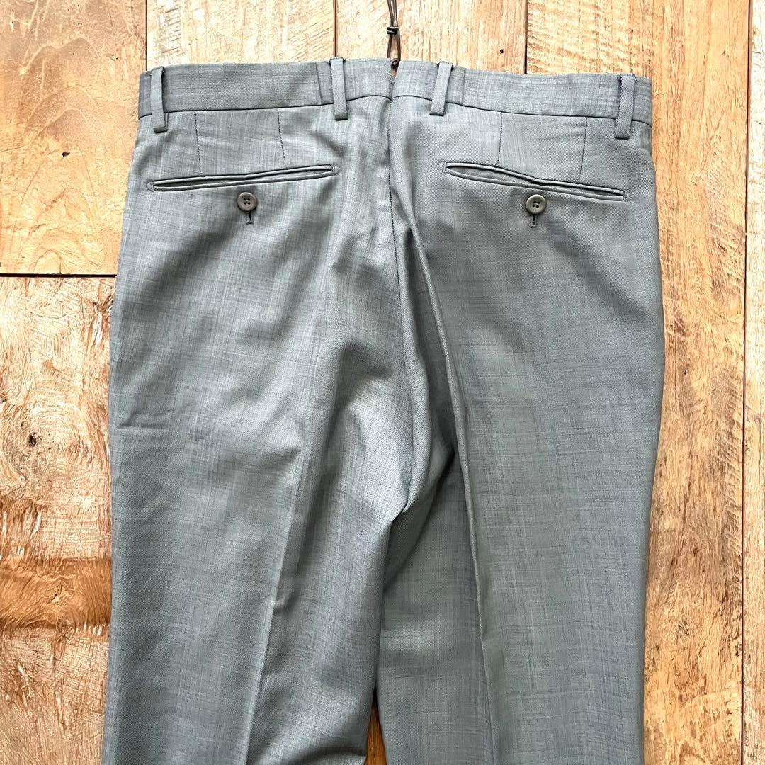 【美品】INCOTEX SUPER130'S ウール スラックス パンツ 46