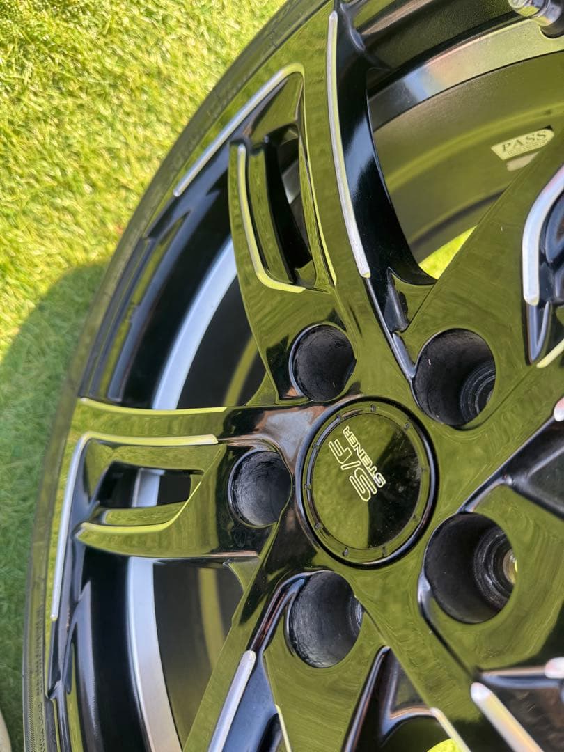 シュタイナー ホイール17インチ タイヤ 205/40r17 PDC 100x5