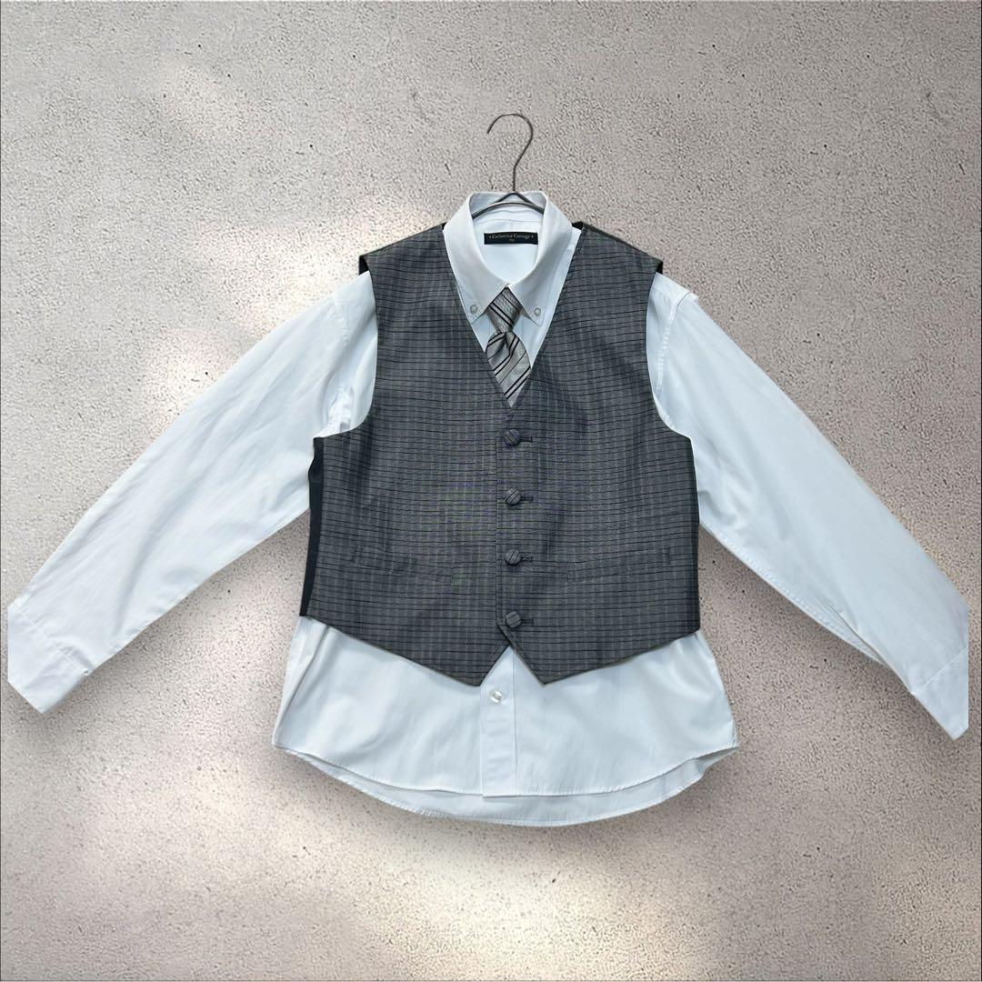 【キャサリンコテージ】150男児 ベスト付 フォーマルスーツ　卒業入学式　発表会