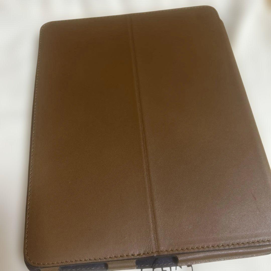 【未使用・キズあり】CÉLINE レザー iPadケース キャメル