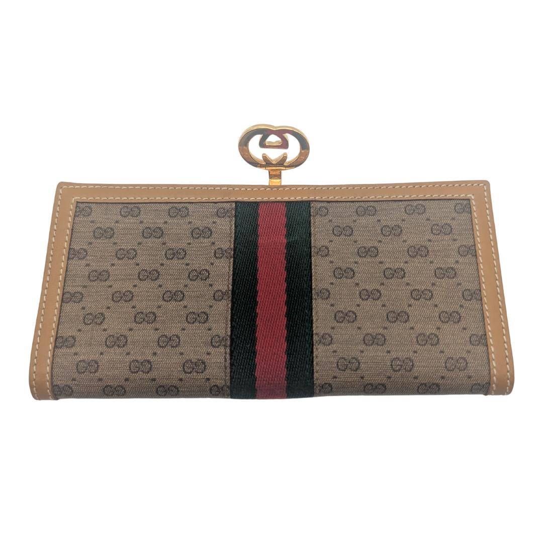 〈美品〉GUCCI グッチ 長財布 財布 シェリー オールドグッチ ヴィンテージ