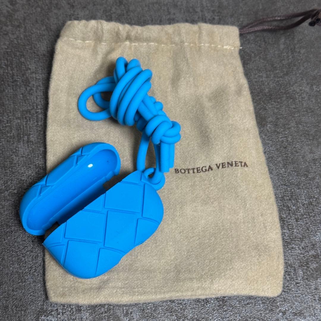 airpods pro ケース Bottega ターコイズブルー ストラップ