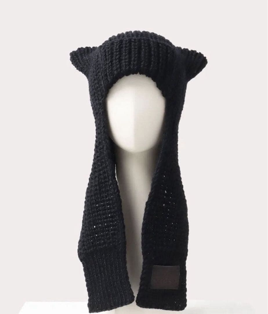 【希少】Vivienne Westwood キャットイヤーフラップニット