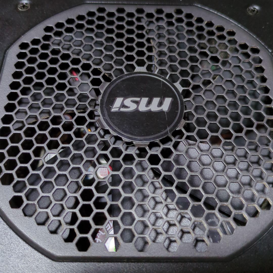 MSI A850GF 850W 電源 付属品完備 動作品 保証書付