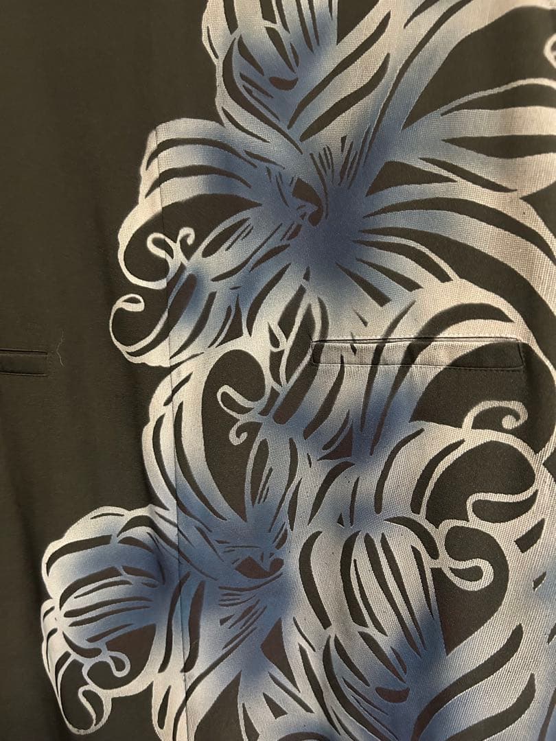 ヨーカン　リリー柄ノースリーブVネックジャンパースカートワンピース　yokang