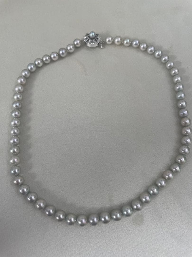 真珠 SILVER ネックレス 冠婚葬祭