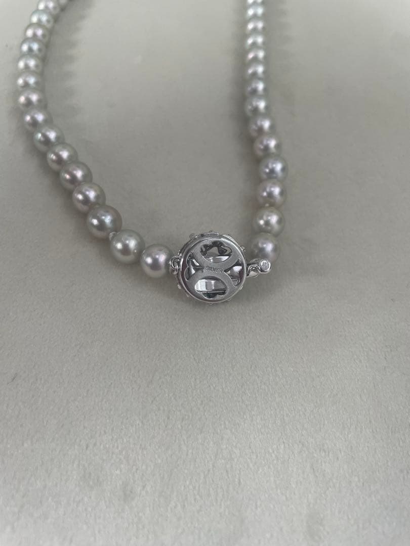 真珠 SILVER ネックレス 冠婚葬祭