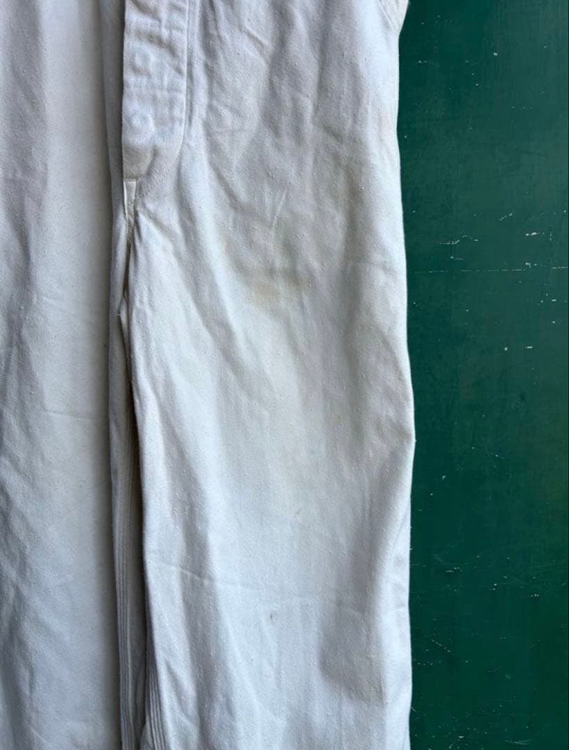 WEIRDO/ウィアード オーバーオール　ホワイト　刺繍