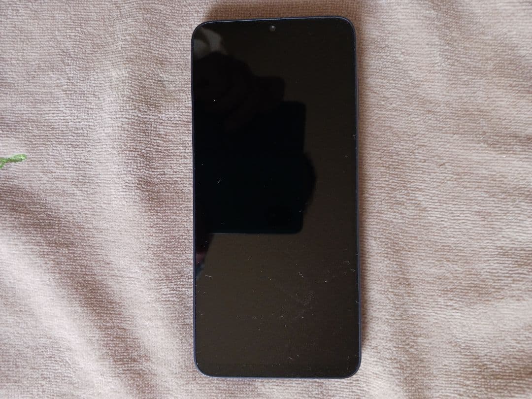 Samsung スマートフォン ネイビー 本体