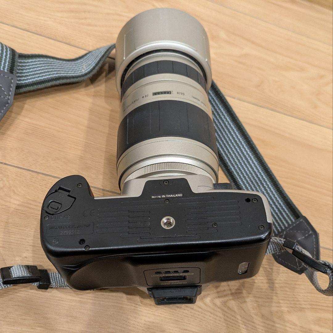 送料無料 Nikon フィルム一眼レフカメラ Tamronレンズ付き