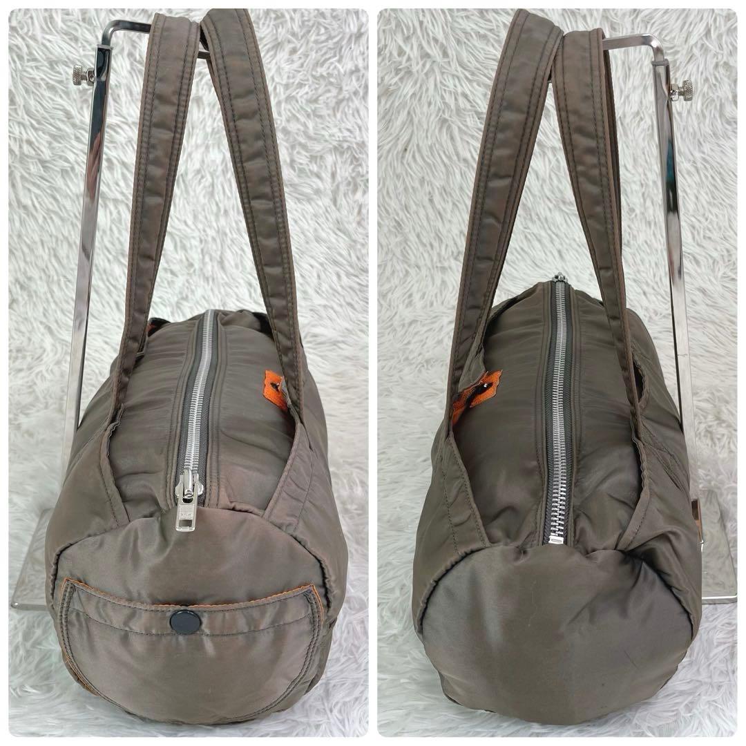 希少 ポーター タンカー ドラム ミニボストン S シルバーグレー 男女兼用