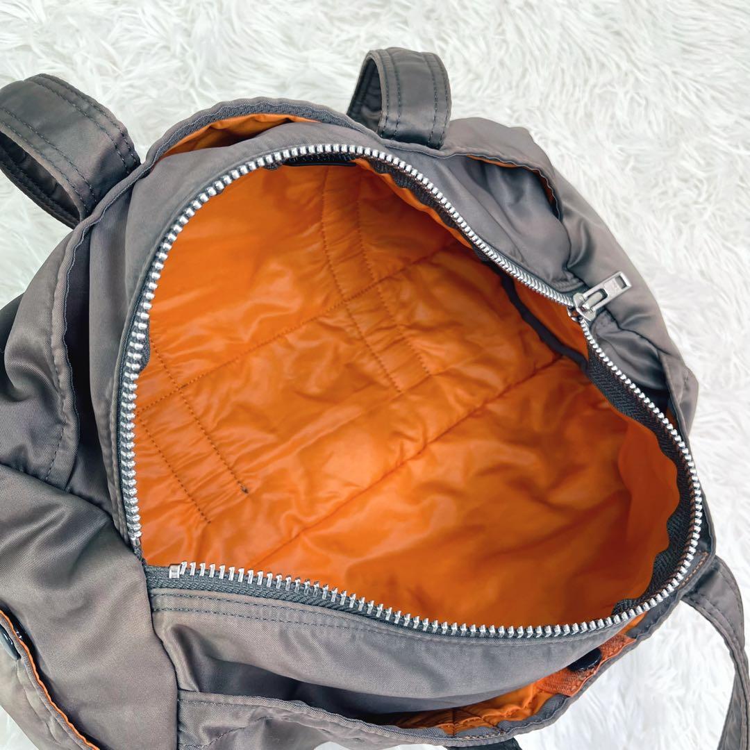 希少 ポーター タンカー ドラム ミニボストン S シルバーグレー 男女兼用