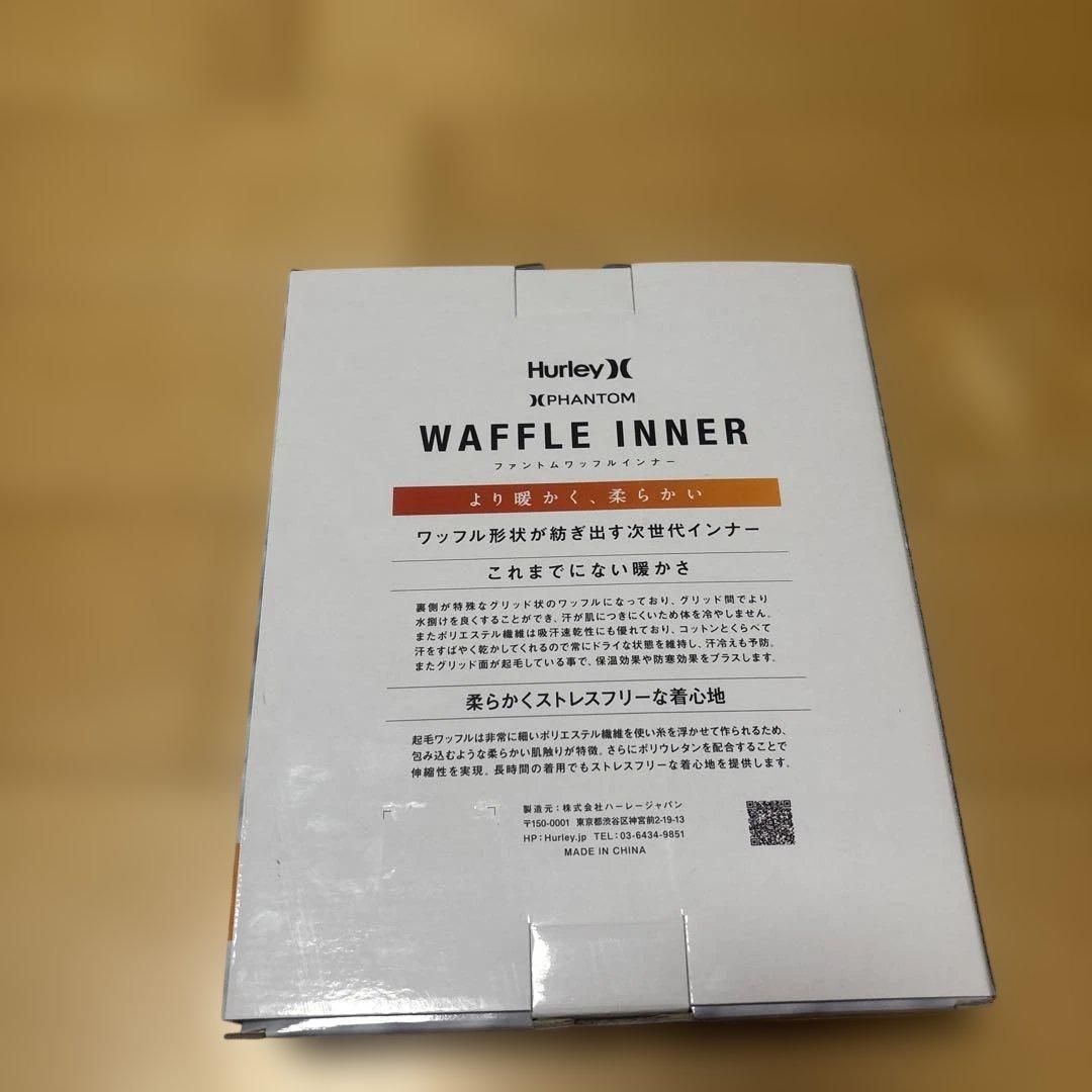 Hurley WAFFLE INNER M ブラック　ハイネック
