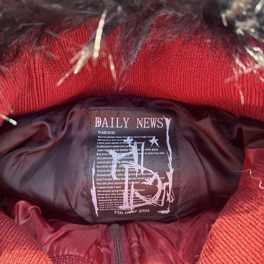 O0s archive ファー付き ダウンジャケット お兄系y2k 平成 赤