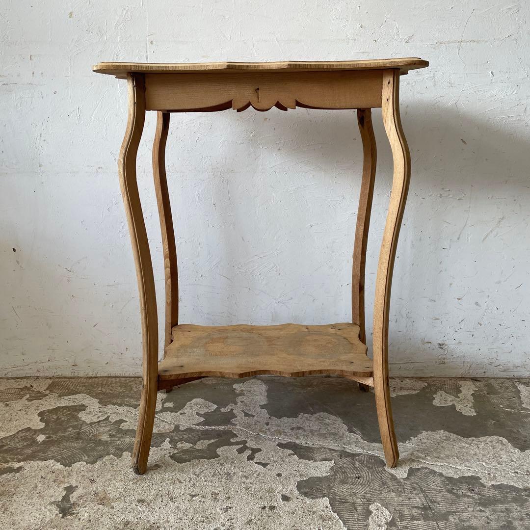 M'sビンテージ　サイドテーブル　フラワースタンド　花台　剥離