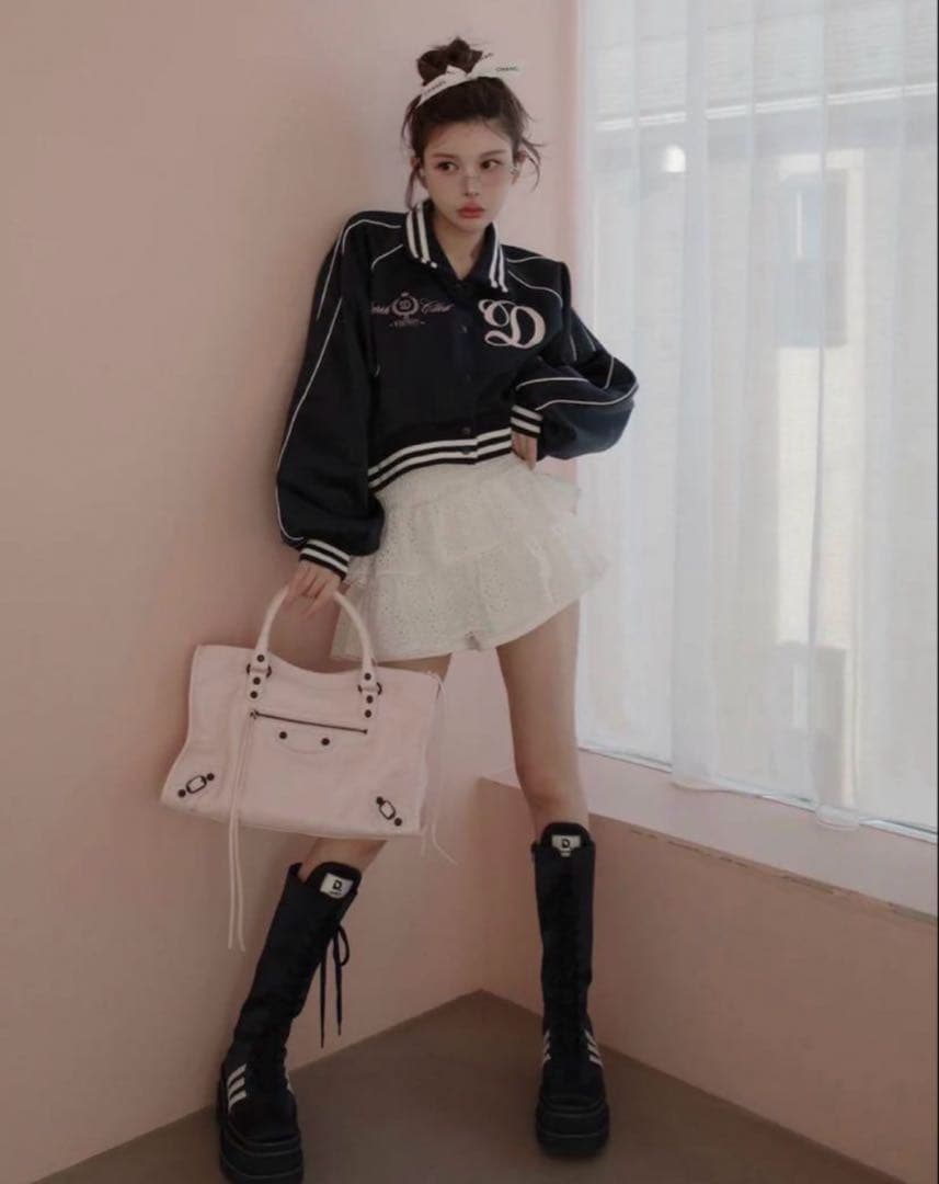 ダーリッチ　スカジャン　Darich Club スカジャンNVY