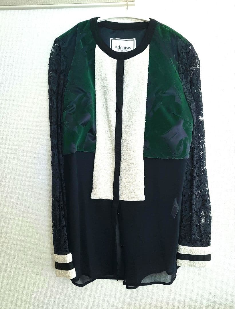 ♡Adonisis フロッキーサテン ブラウス♡
