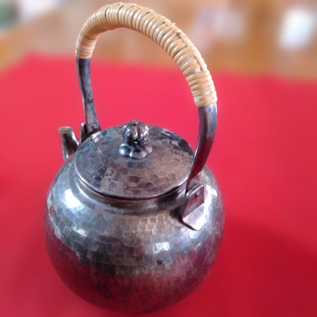 銀瓶　湯沸かし