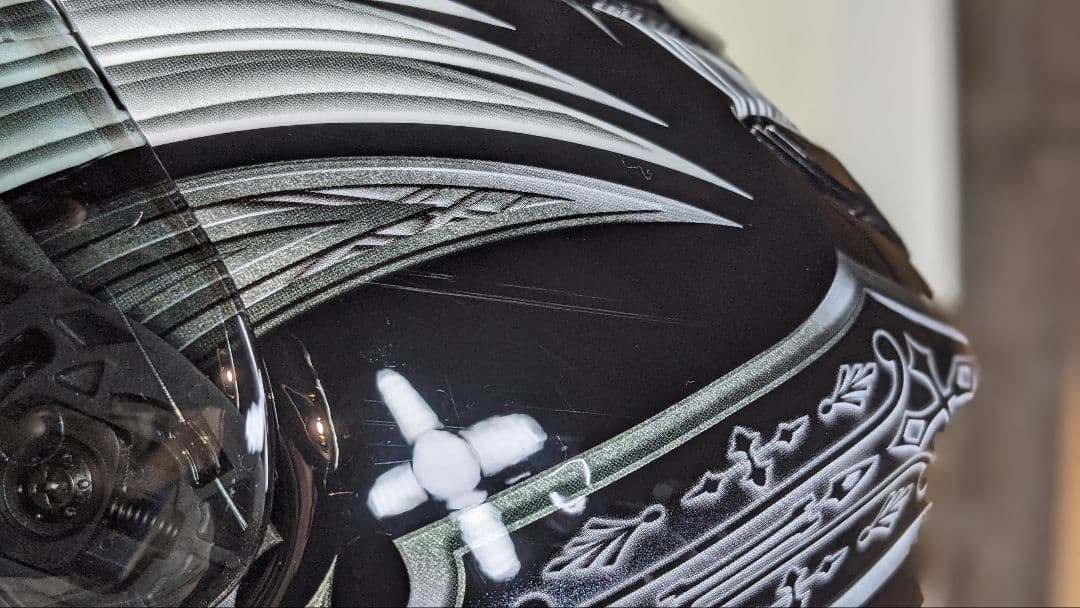 【SHOEI】XR-1100 DIABLIC CIMMERIAN内装新品交換済み